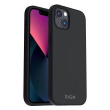 Tekuté silikonové pouzdro pro iPhone 14 Plus - černé