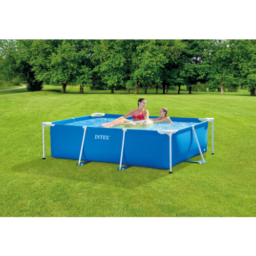 Rectangular garden frame pool 220 x 150cm 28270 INTEX 2