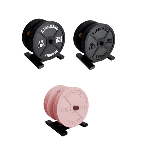 Practical Drink Coaster With Stand Barbell Bumper Plate Drink-2 1