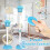 Kids Bubble Machine Multicolor Lights And Playful Tunes-Blue 2