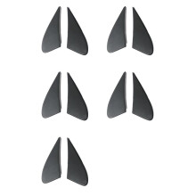 Garniture de Rétroviseur Extérieur 10 Pièces pour Rétroviseur Latéral Garniture de Garde-Boue Triangulaire pour 2003-2008 60118-12010