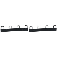 2X Mokkenhaken Wandhouder Koffiekopjeshouder Hanger Metalen Mokkenrek Bekers Zonder Boren Badkamer Keuken Organizer