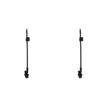 2X New 68217041AC Front Windshield Washer Nozzle for Charger 17-23 Challenger 15-23 Hood Windscreen Jet 68217041AA