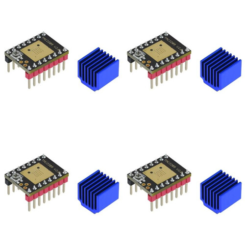 4X V2.0 Stepper Motor Driver 2.5A UART Ultra Silent Stepsticks Support Step/Dir and Uart Mode