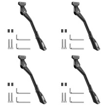 4X for 20Inch 24Inch 26Inch Bike Kickstand Electric Bicycle Kickstand Support Stand Adjustable Side Parking Bracket