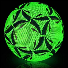 2X Luminous Size 4 Soccer , Dazzling Glow in the Dark Training and Game , Long-Lasting Brightness