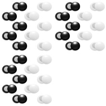 30 Paires de Clips Magnétiques pour Dossards de Course, Porte-Numéro de Course de , Boucles de Fixation pour Dossards de Course, Clips de