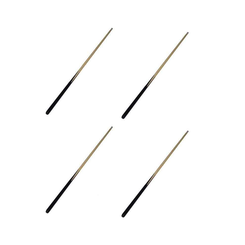 4X Wooden Pool Cues Billiard Pool Cues Sticks Entertainment Snooker Accessories Billiard Tools 145Cm 6032515420299