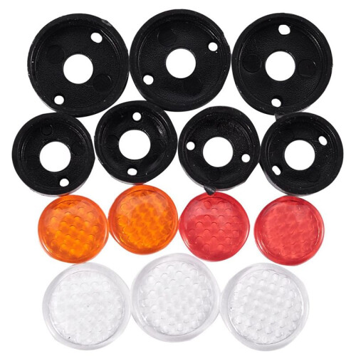 21Pcs Taillight Light Cover for 1:10 RC Crawler RC Car D90 Body Shell 2