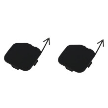 2X Capuchon de Couvercle de Crochet de Remorquage de Pare-Chocs Arrière Garniture de Crochet de Remorquage Garniture Couvercle de Coque pour