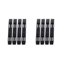 4 Paires de Rails de Disque Dur Accessoires de Cage de Châssis Glissière de Baie de Lecteur Rails En Plastique pour Caddie de Plateau de Disque Dur