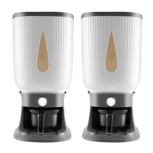 2X 10Kg Automatic Rice Dispenser with Rinsing Cup Rice Dispenser Rice Storage Rice Bucket Household Rice Box-B
