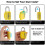 SharkByte Combination Padlock 4Dial Heavy Duty Combination Lock Weathe 6