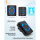 TeckNet TECKNET Wireless Doorbell with 2 Push Buttons Cordless IP65 Waterproof 6