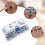 100 Pcs M6 Carbon‑Steel Flanged Hex‑Socket Threaded Inserts for Wood 3