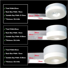 Silicone Seal Door Strip Bottom 10M328ft W 45MM Silicone Sealing Stic