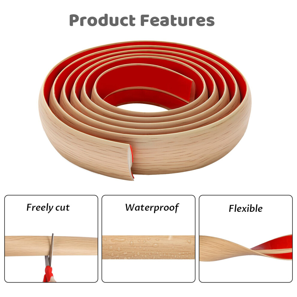 Self Adhesive Floor Transition Strip 2M Threshold Strips For Doorways 5001651314329