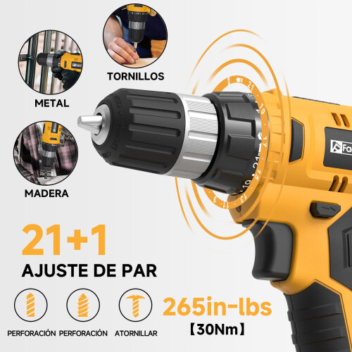 FADAKWALT 20V Cordless Drill Set ，Powerful Drill bit SetsTorque 30N211 2