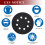 STEBRUAM 80PCS 125mm Dry Wet Sanding Discs Hook and Loop Sandpaper Sil 5