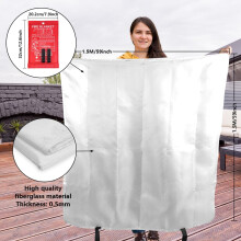 Flintronic Fire Blanket 1m X 1m Emergency Fire Blanket for Kitchen Qui