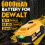 2X 18V replacement battery for dewalt 18V batteries DCB182 DCB184 DCB2 1