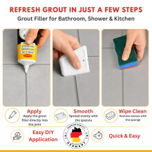 Ispar Tile Grout 400 g Grey Grout Reviver Fast Drying Premixed Grout R