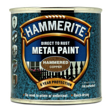 Hammerite 5084822 Direct to Rust Metal Paint Hammered Copper Finish 2