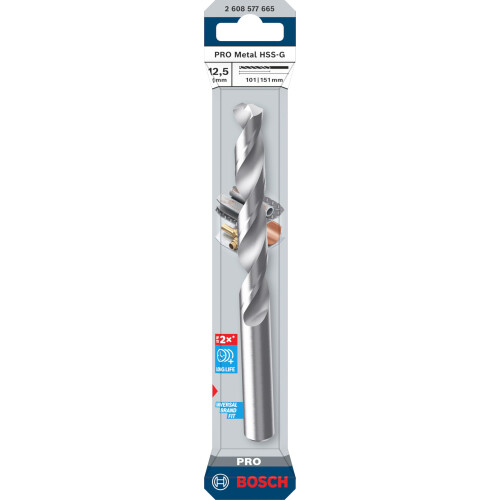 Bosch PRO Metal HSSG 125mm CYL 1 Pc