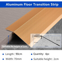 4 Pack Aluminum Floor Transition Strip Door BarFloor Bar for Doorways