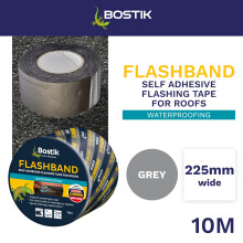 Bostik Flashband Self Adhesive Flashing Tape for Roofs Grey 225mm x 1