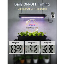ORIDGET 24 Hour Digital Electric Timer Plug Socket UK with OnOff Repea