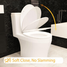 Soft Close Toilet Seat Oval Standard Size Toilet Seat QuickRelease for