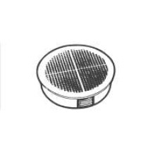 Stadium BM406W 76mm 3 Round Soffit Vents White Pack of 10