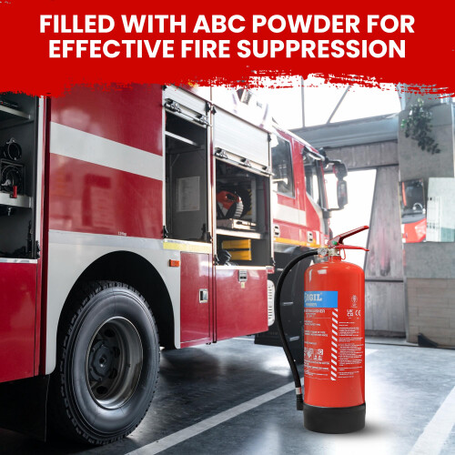 Vigil Dry Powder Fire Extinguisher 9kg  ABC Fire Extinguisher with Bra 1