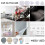 Faburo 8M Self Adhesive Hook and Loop Strip Tape Set Self Adhesive Sti 6