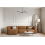 Vibeke 4 Seater Brown Corner Sofa 2