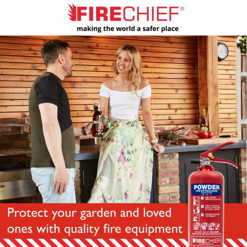 Firechief Core ABC Powder Fire Extinguisher 2kg  Small Fire Extinguish 1
