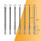TOOLMAYS 7PCS SDS Plus Rotary Hammer Drill Bit Set Ø512 mm x 160 mm SD 4