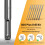 TOOLMAYS 7PCS SDS Plus Rotary Hammer Drill Bit Set Ø512 mm x 160 mm SD 5