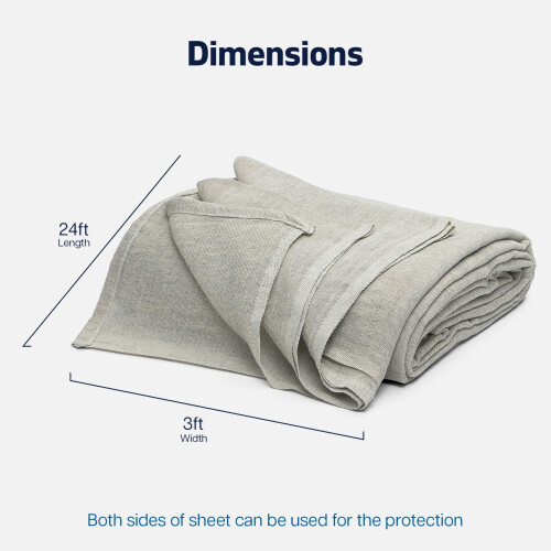Staircase Cotton Dust Sheets for Decorating  24ft X 3ft Size Dust Shee
