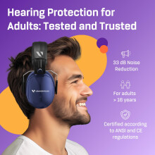 Vanderfields Premium Ear Defenders Hearing Protection Earmuffs Broad