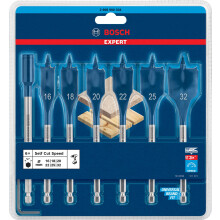 Bosch 7X Expert Self Cut Speed Spade Drill Bit Set for Softwood Partic