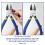 VCELINK Wire Cutters 3Pack 6 inch Ultra Sharp Flush Side Cutters Profe 6