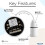 Status Status 6Inch Ceiling Pendant Light Fitting White BayonetCap B22 Lamp H 3