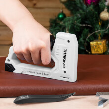 THINKWORK Light Duty Staple Gun for Wood Wall Stapler with 1600 Staple