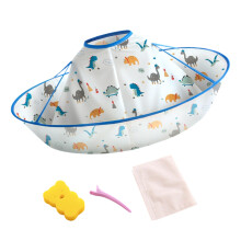 360 Degree Full Coverage Baby Haircut Capes Lightweight-Blue