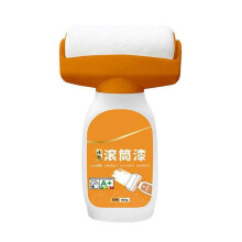 500g White Water-Based Latex Paint for Household Wall Repair - Large Roller