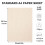Acidea 100 Sheets Printed Parchment Paper, 180GSM Thicked A4 Blank Certificate P 2