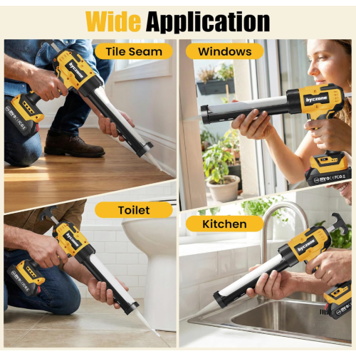 Electric Caulking Gun with 2x2.0Ah Batteries 2
