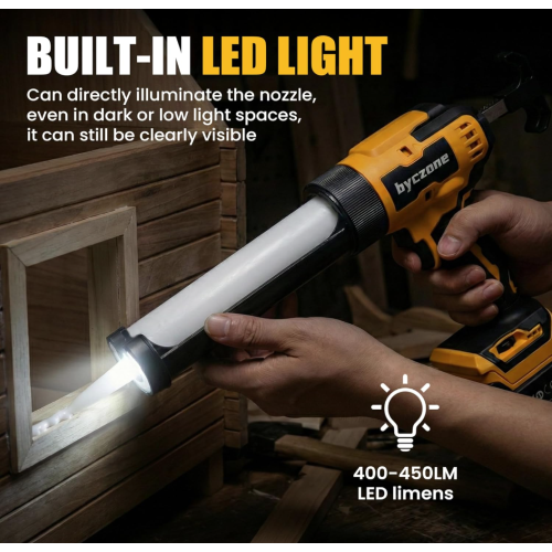Electric Caulking Gun with 2x2.0Ah Batteries 1